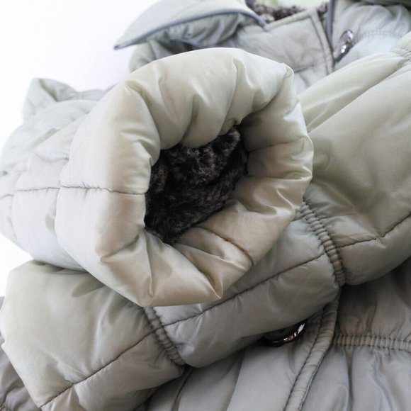 ARMANI WATER REPELLENT Down jacket gray Nylon Women - Picture 7 of 11